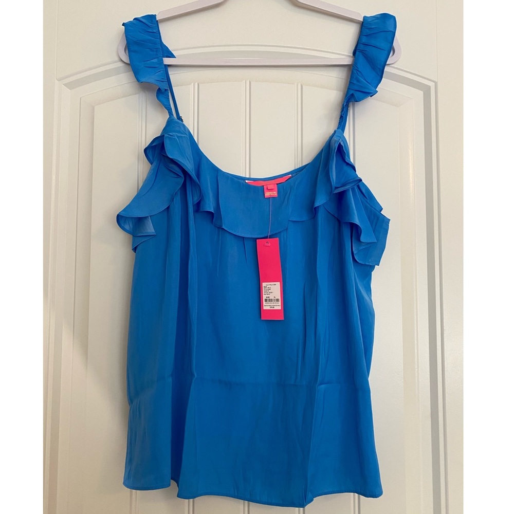 Lilly Pulitzer Blue Thistle Cailee Tank NWT
